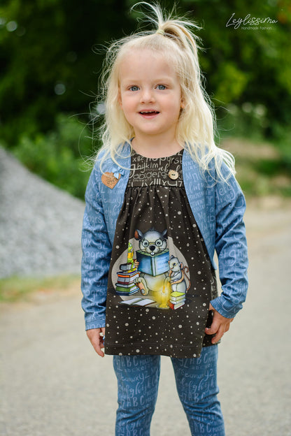 Bio-Jersey Leseratte dunkelolive 