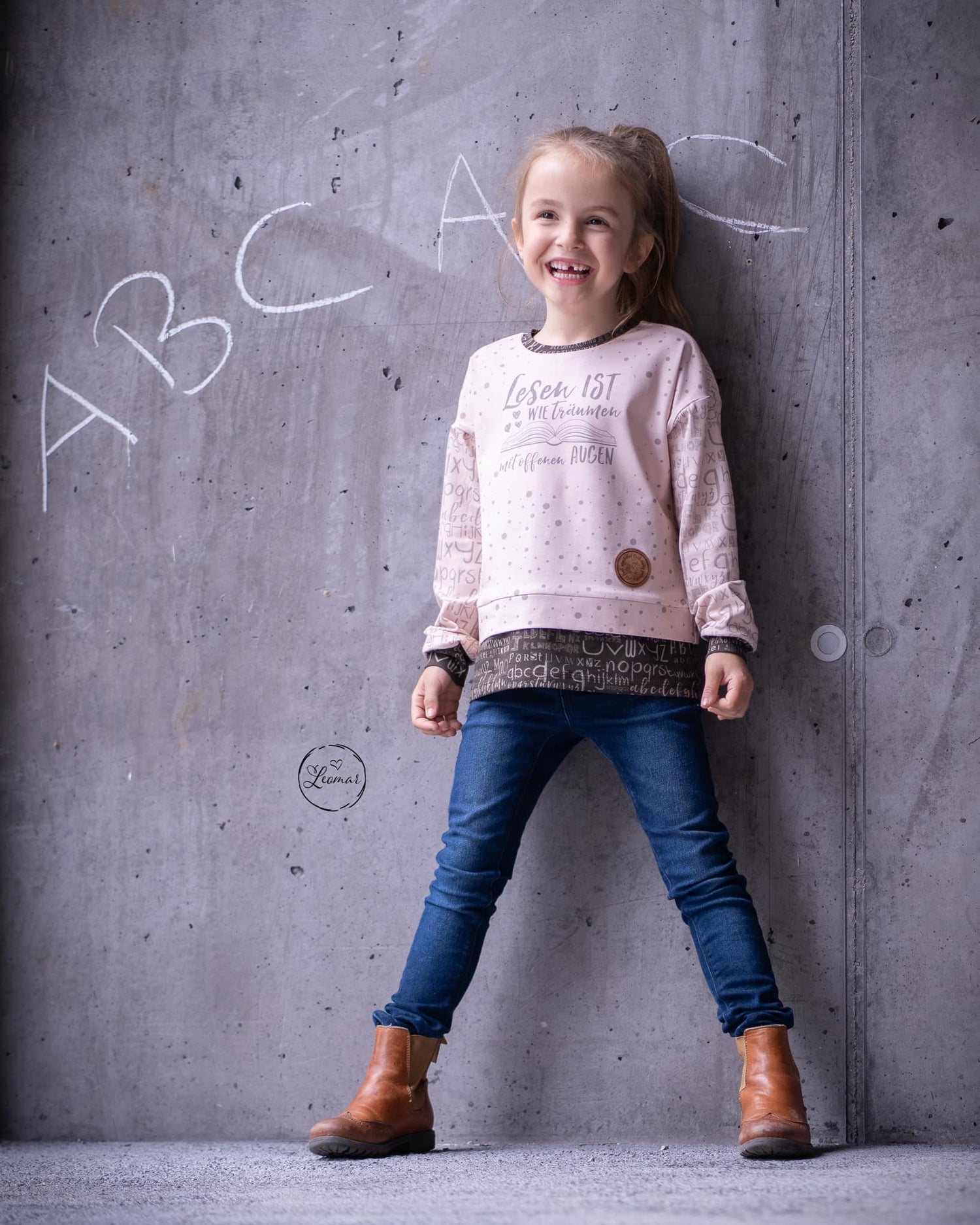 Bio-Jersey &quot;Lesen ist wie Träumen&quot; paper 