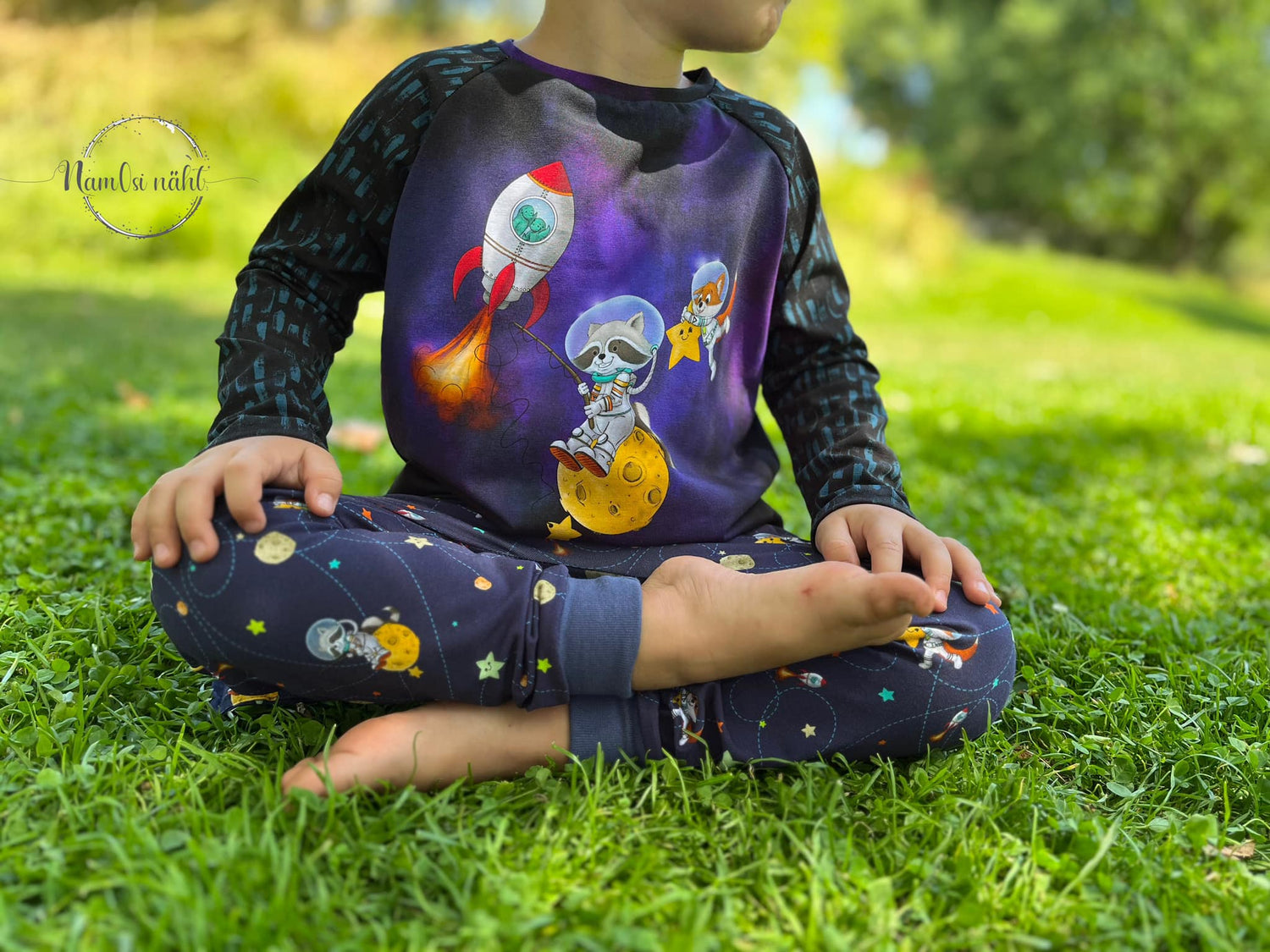 Bio-Jersey Charlie &quot;Little Explorer&quot; schwarzblau 