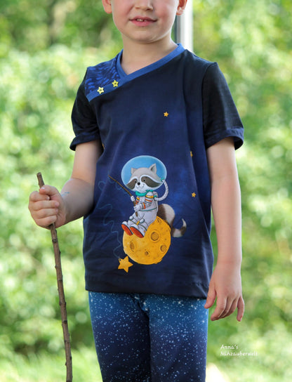 Bio-Jersey Charlie &quot;Little Explorer&quot; blauschwarz 