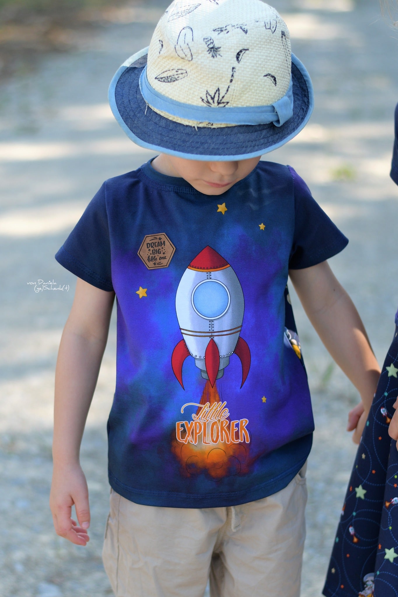 Bio-Jersey Charlie &quot;Little Explorer&quot; nachtblau 