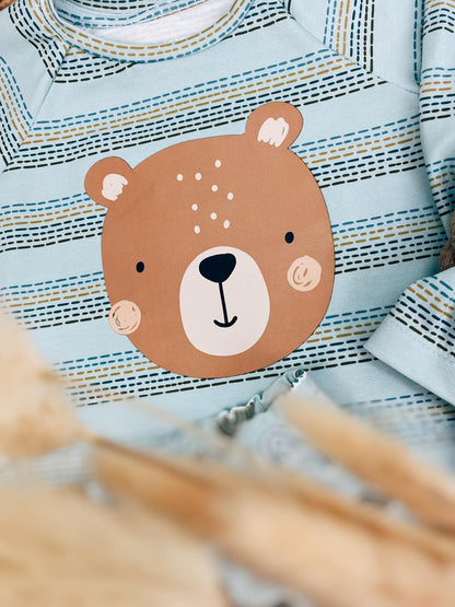 Fuchsfamilie Bärchen Bügelbilder-Bogen