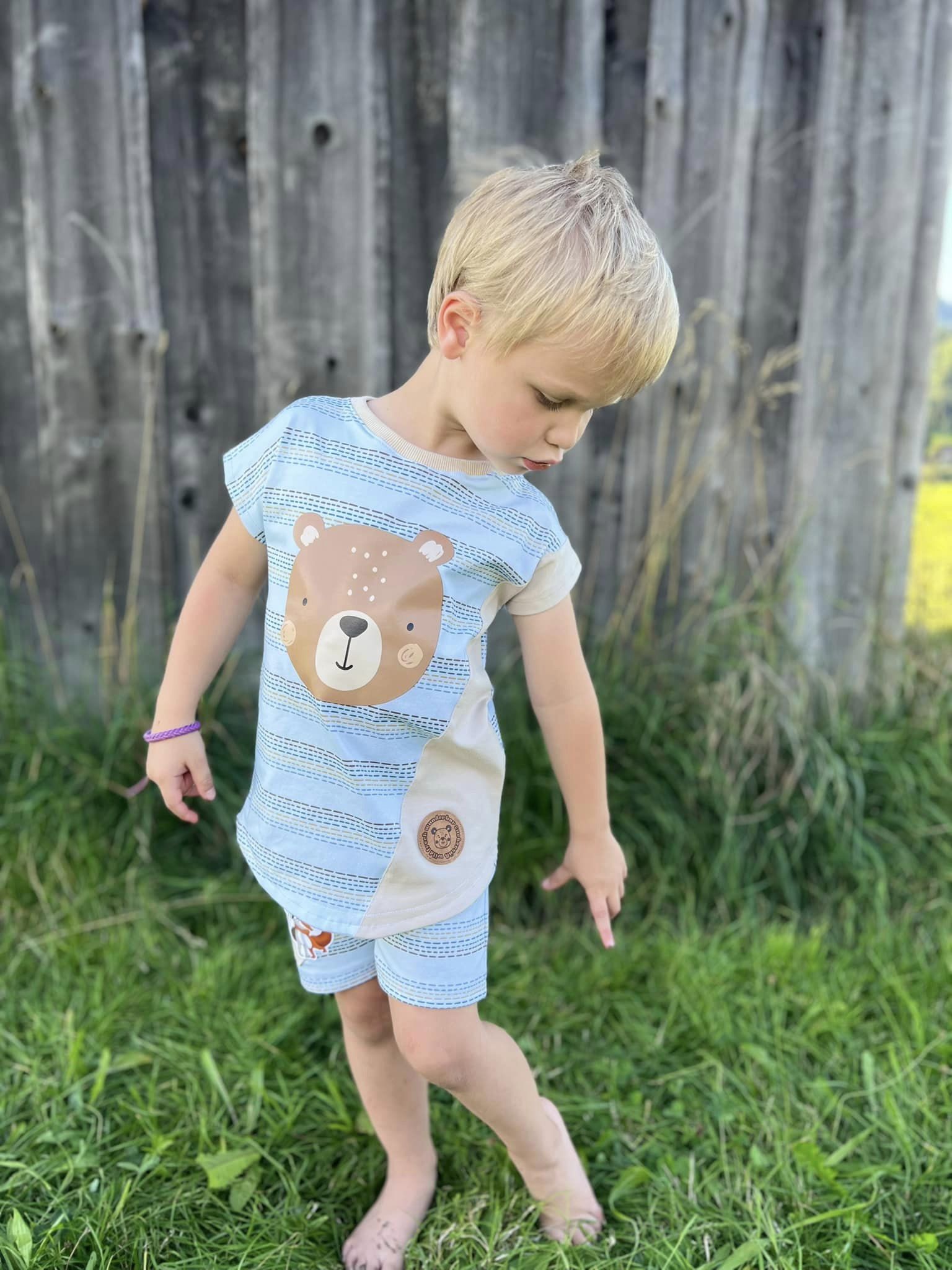 Fuchsfamilie Bärchen Bügelbilder-Bogen