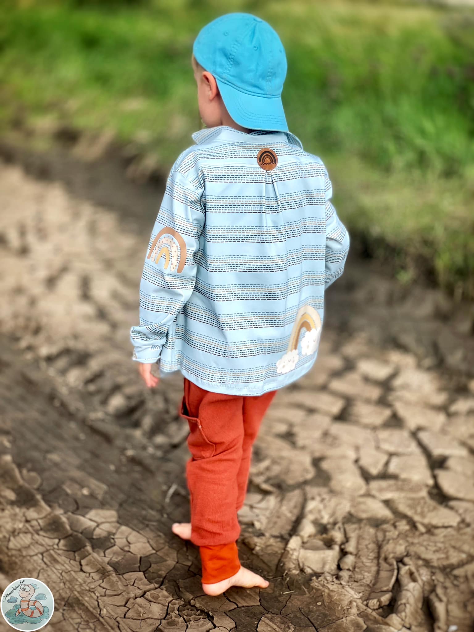 Fuchsfamilie Bärchen Bügelbilder-Bogen