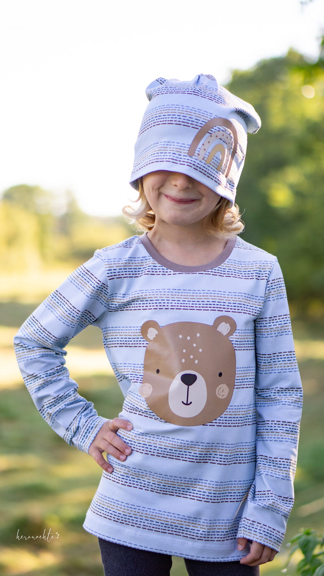 Fuchsfamilie Bärchen Bügelbilder-Bogen