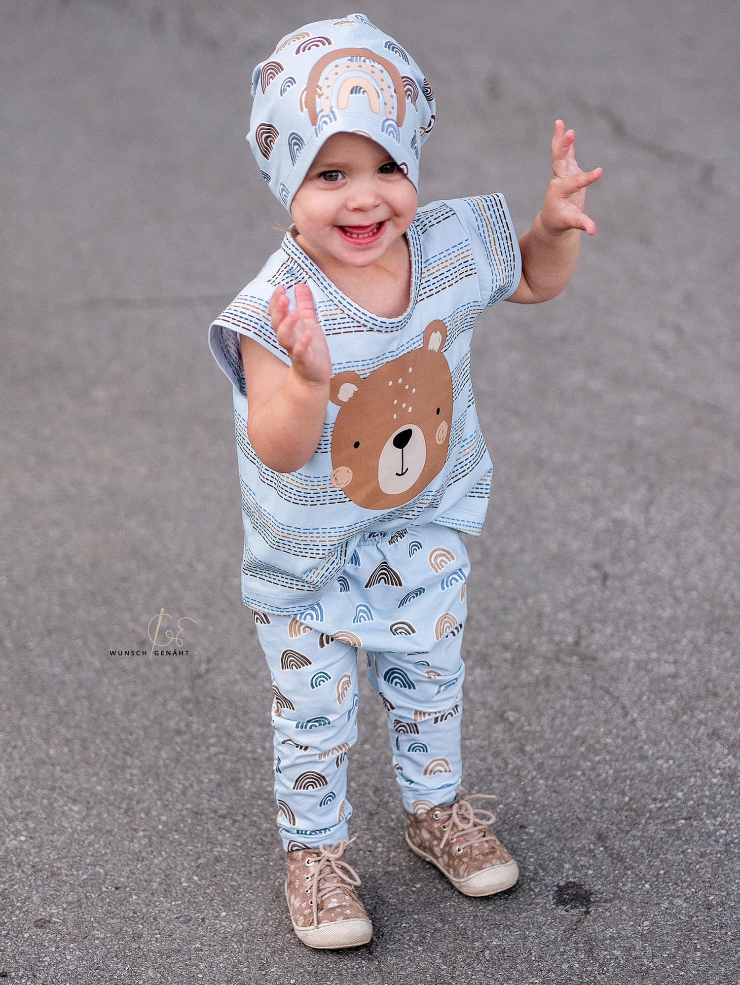 Fuchsfamilie Bärchen Bügelbilder-Bogen