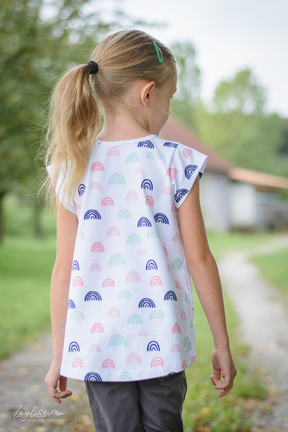 Bio-Jersey Charlie &quot;Big Hug&quot; weiß-pastell 