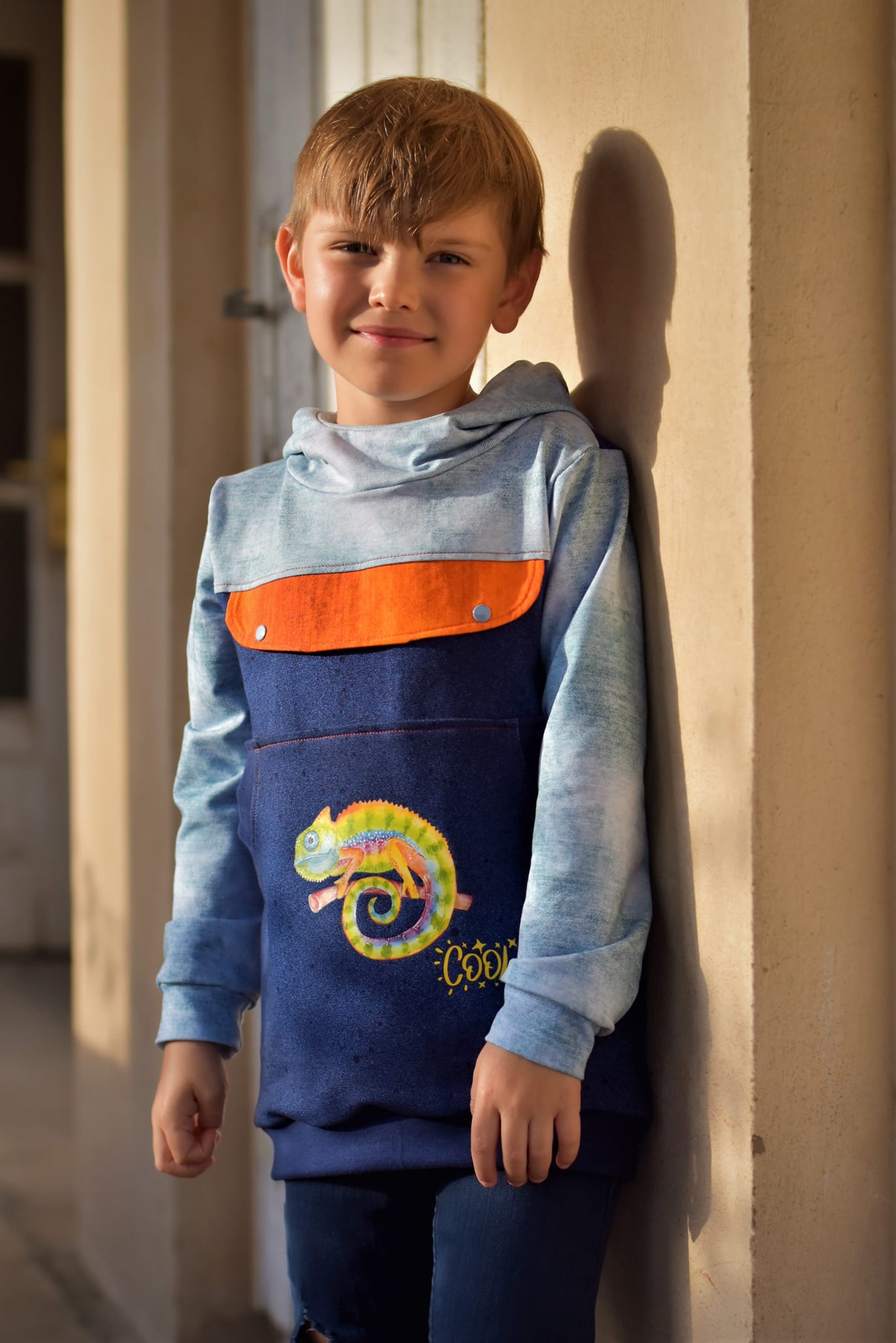 Fuchsfamilie Chamäleon &amp; Co Bügelbilder-Bogen