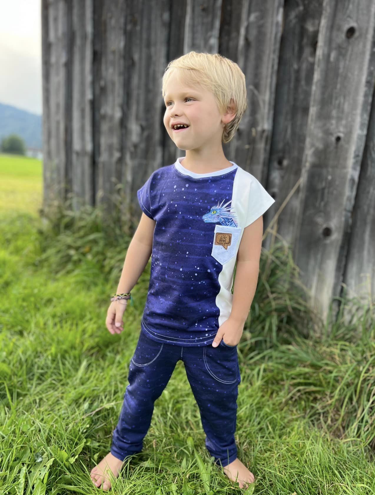 Fuchsfamilie Chamäleon &amp; Co Bügelbilder-Bogen