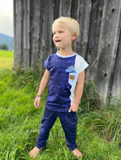 Fuchsfamilie Chamäleon &amp; Co Bügelbilder-Bogen