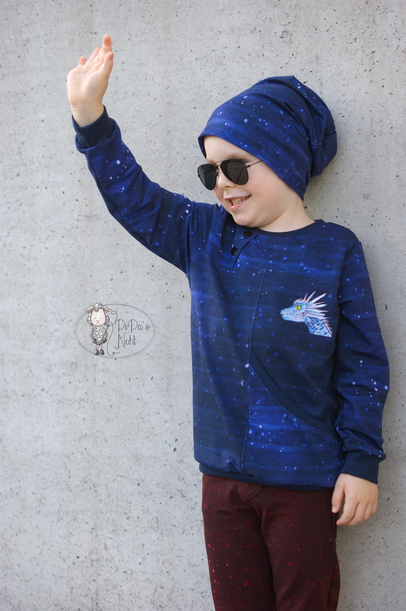 Fuchsfamilie Chamäleon &amp; Co Bügelbilder-Bogen