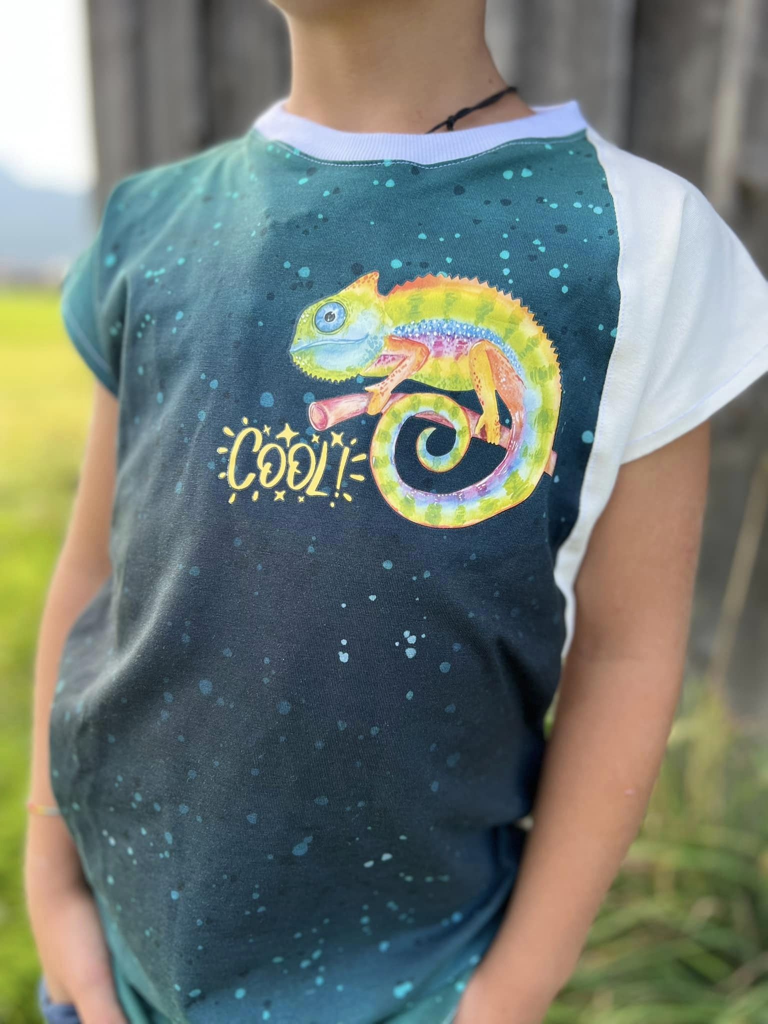 Fuchsfamilie Chamäleon &amp; Co Bügelbilder-Bogen