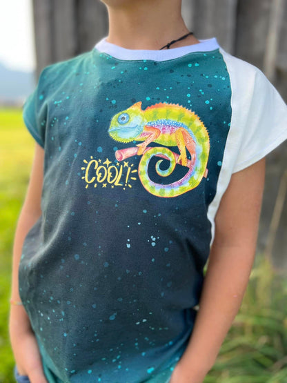 Fuchsfamilie Chamäleon &amp; Co Bügelbilder-Bogen