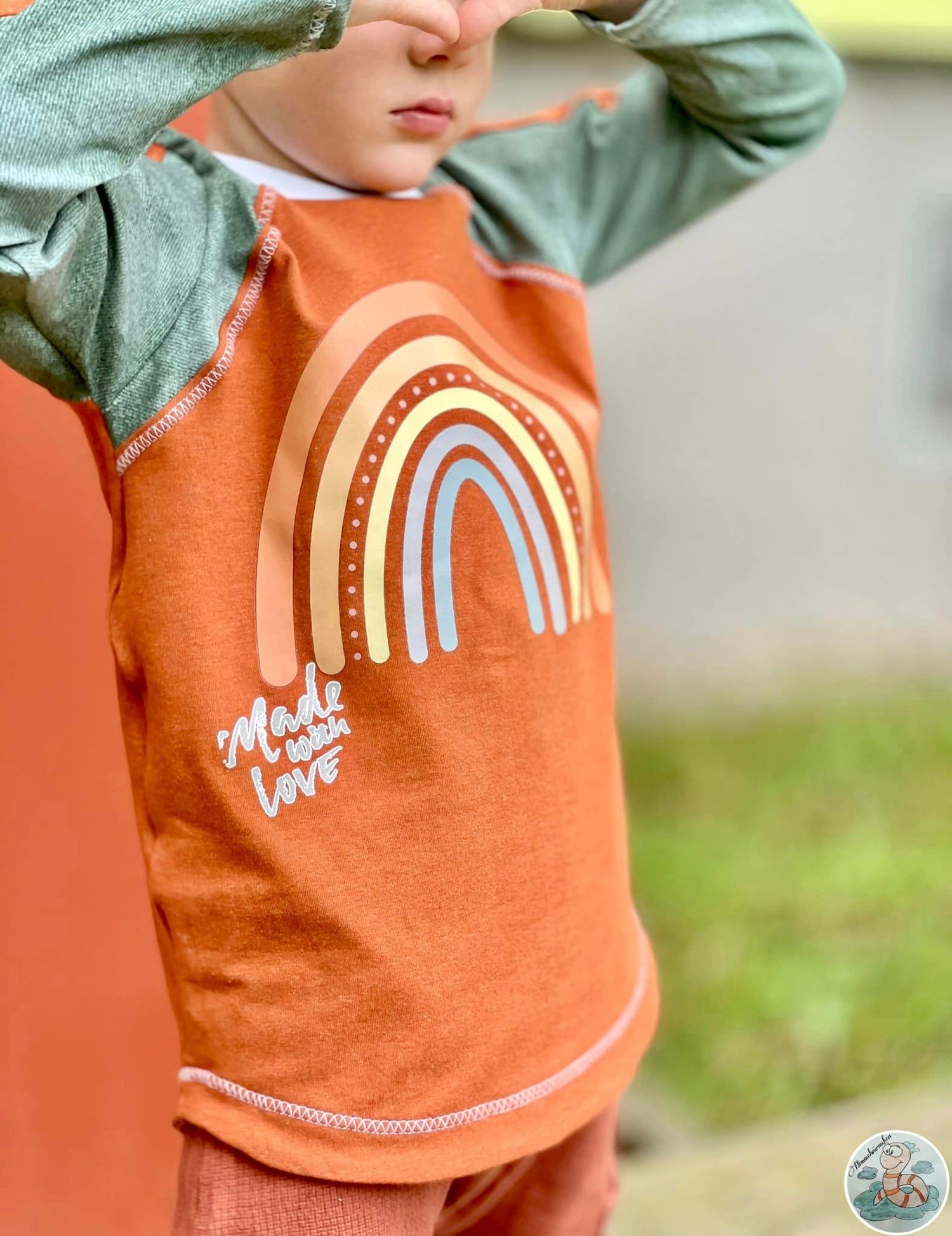 Fuchsfamilie Regenbogen, Namaste &amp; Co Bügelbilder-Bogen