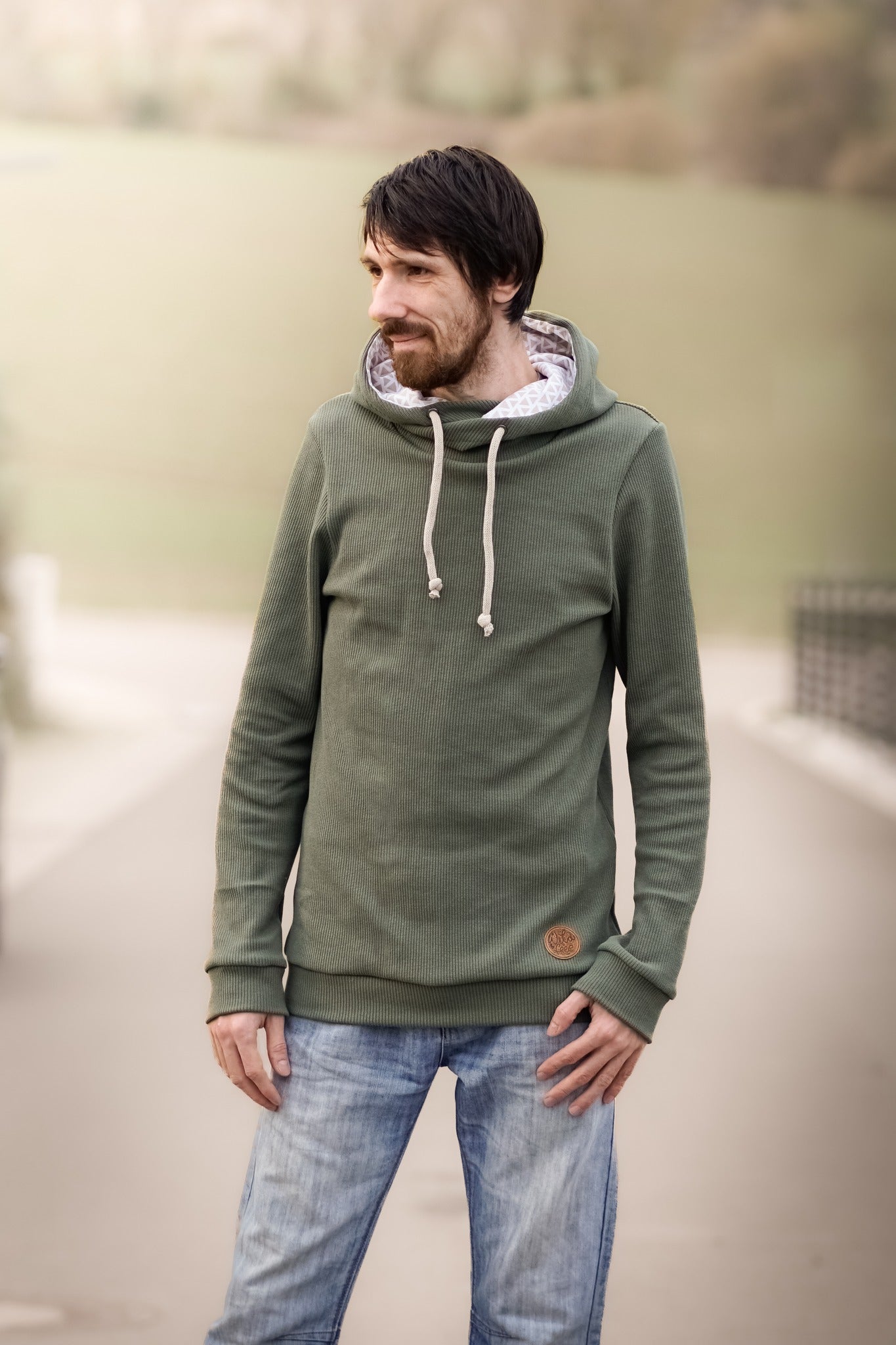 0,5m Strickliebe Ökotex army