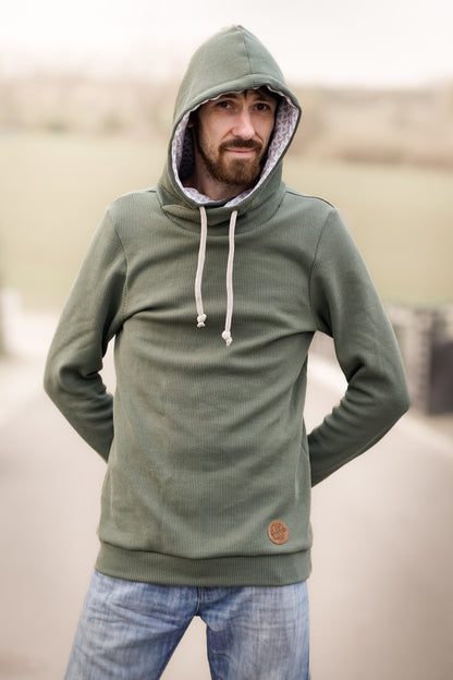 0,5m Strickliebe Ökotex army