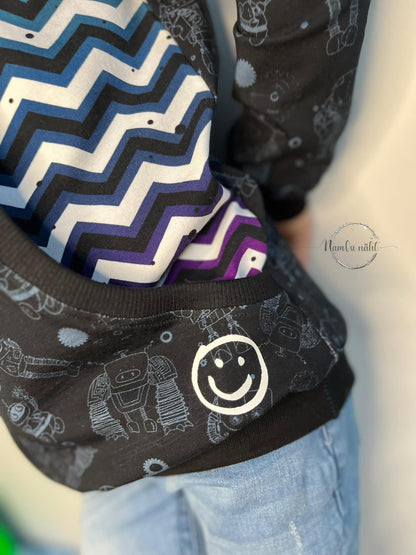 Fuchsfamilie Game Over &amp; Co Bügelbilder-Bogen