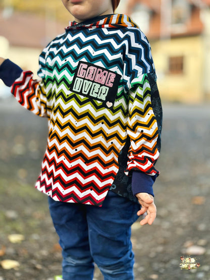 Fuchsfamilie Game Over &amp; Co Bügelbilder-Bogen