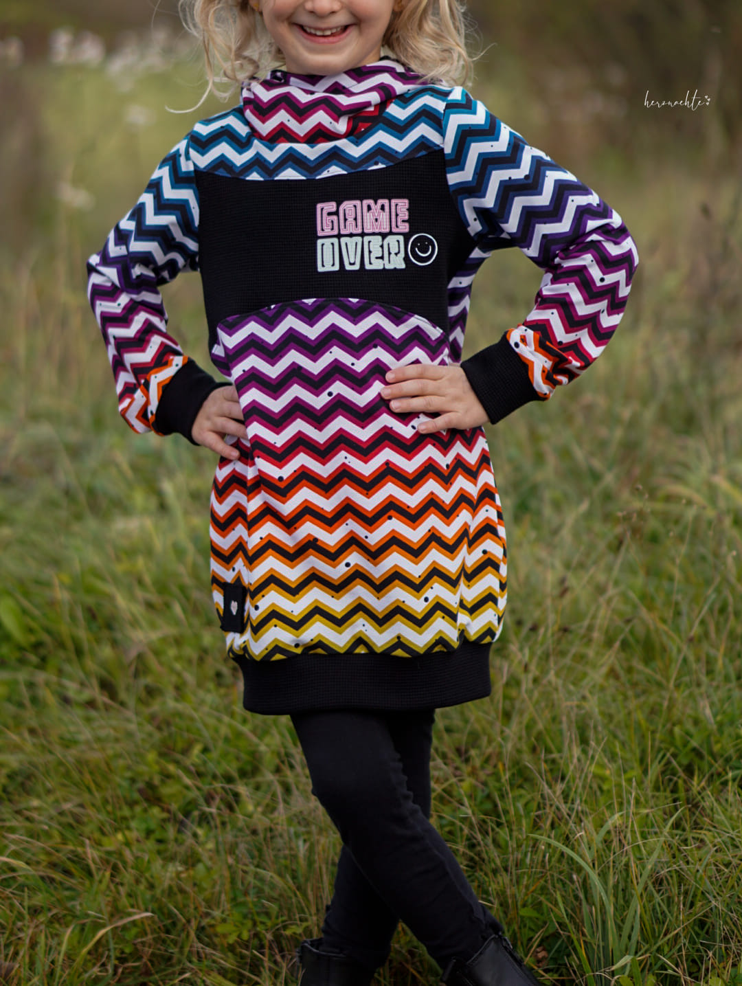 Fuchsfamilie Game Over &amp; Co Bügelbilder-Bogen