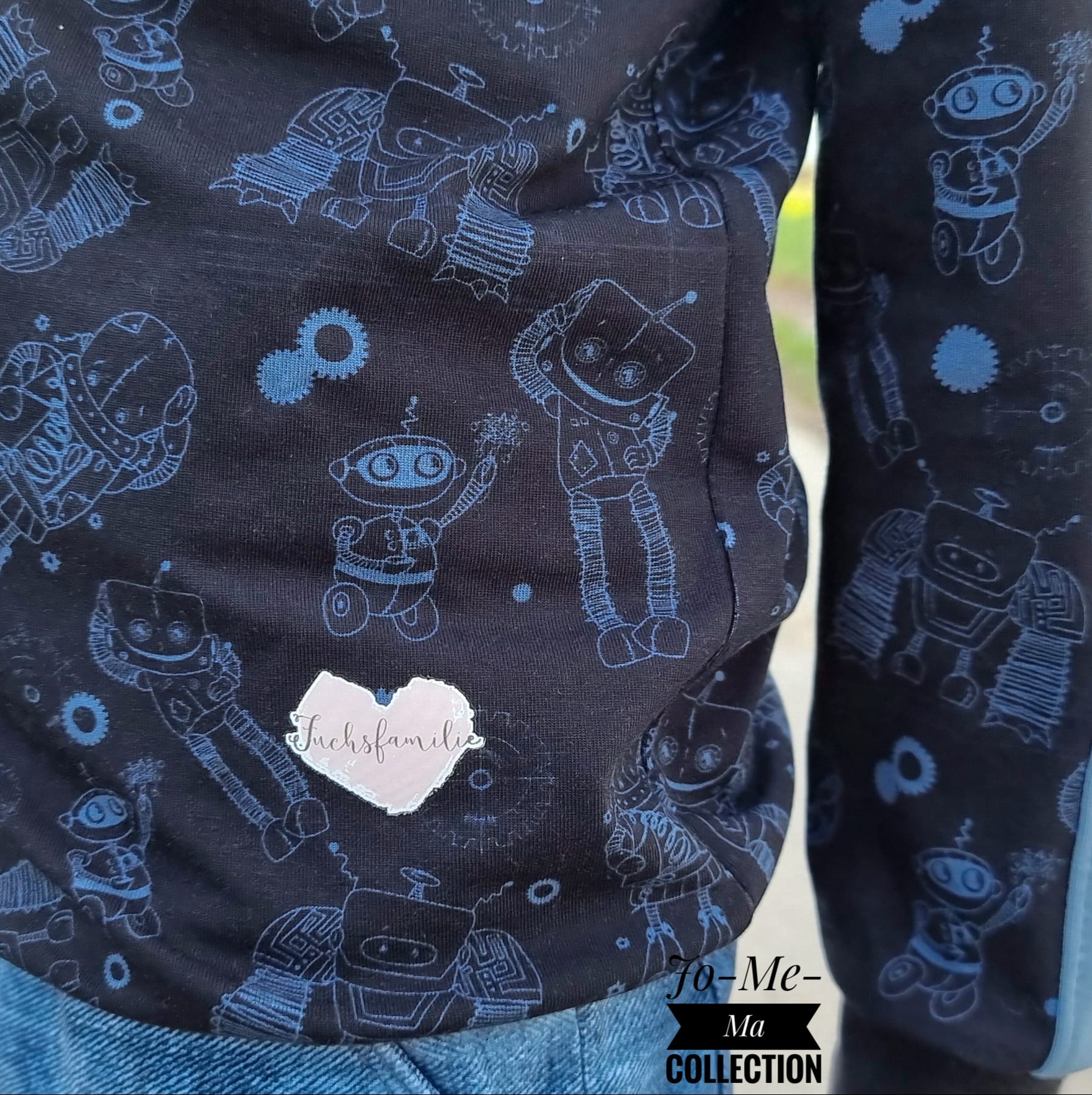 Fuchsfamilie Game Over &amp; Co Bügelbilder-Bogen