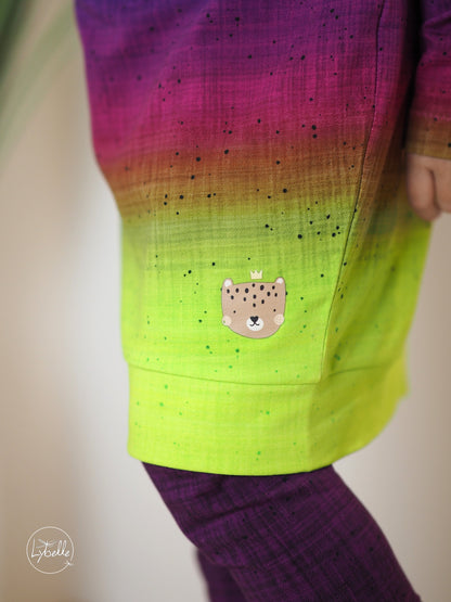 Fuchsfamilie Nilpferd, Löwe &amp; Co Bügelbilder-Bogen