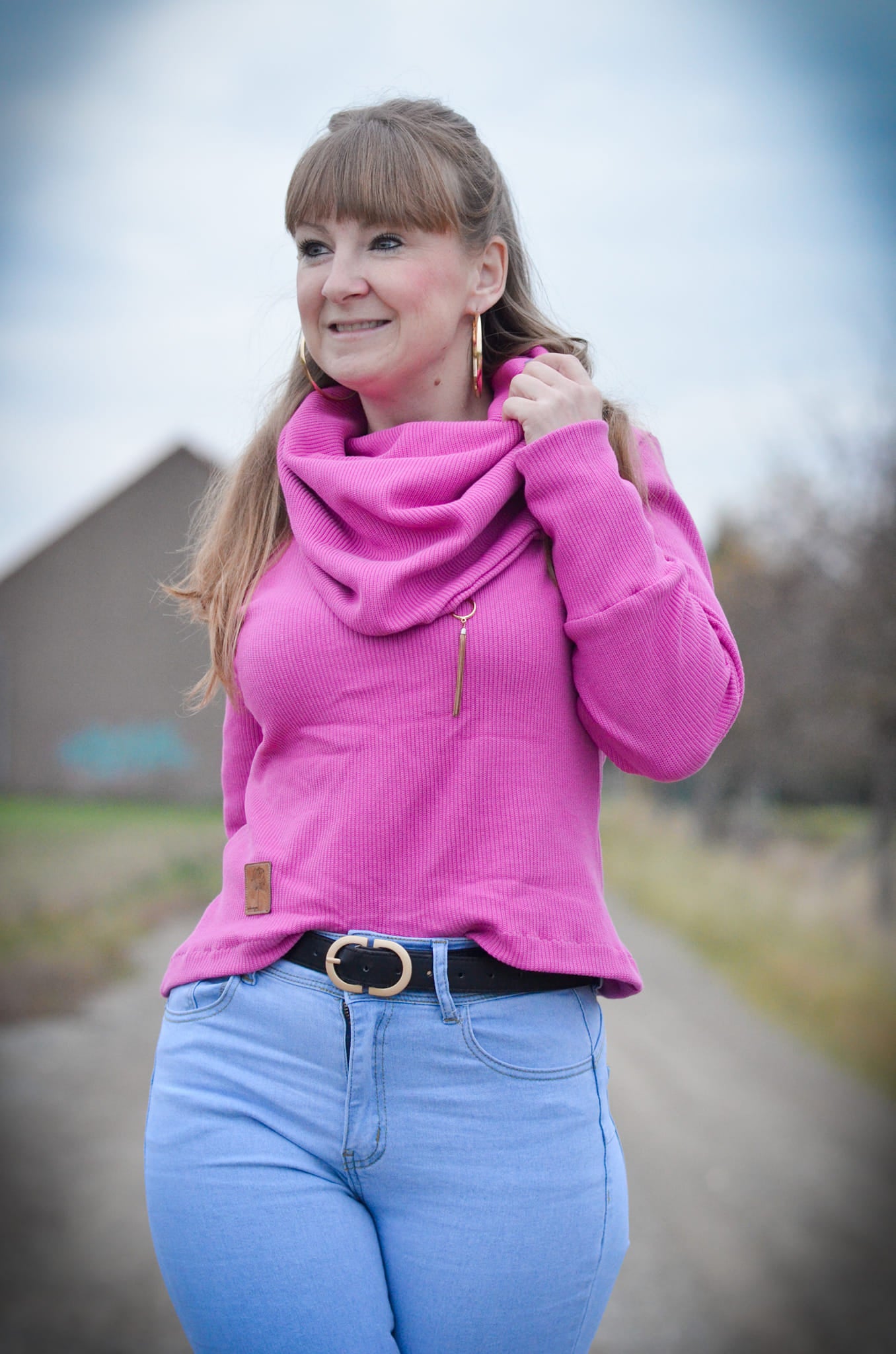 0,5m Strickliebe Ökotex fuchsia