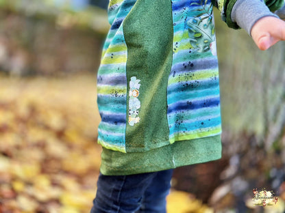 Fuchsfamilie Nilpferd, Löwe &amp; Co Bügelbilder-Bogen