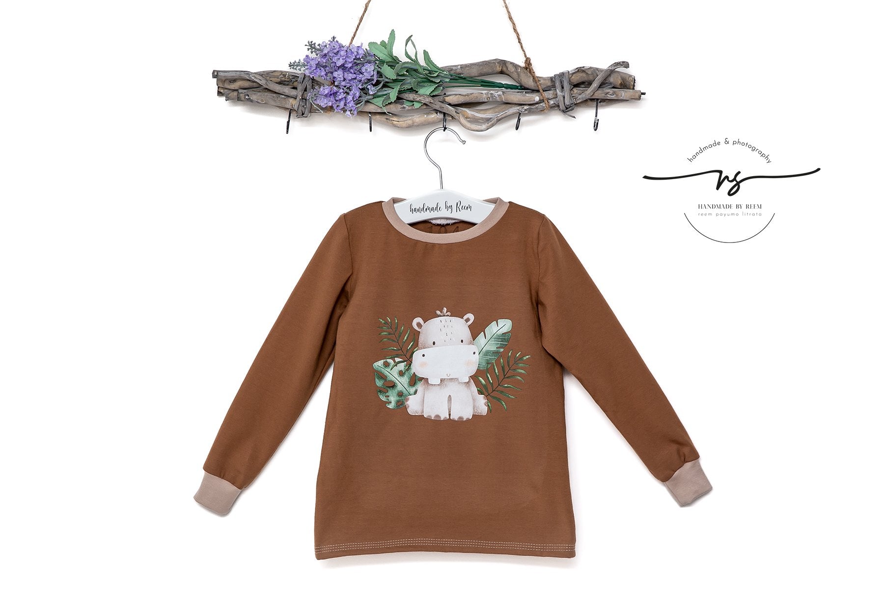 Fuchsfamilie Nilpferd, Löwe &amp; Co Bügelbilder-Bogen