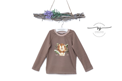 Fuchsfamilie Nilpferd, Löwe &amp; Co Bügelbilder-Bogen