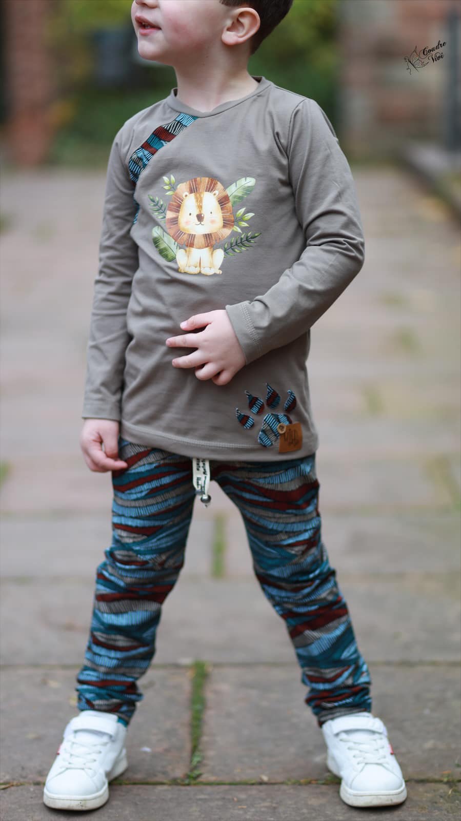 Fuchsfamilie Nilpferd, Löwe &amp; Co Bügelbilder-Bogen