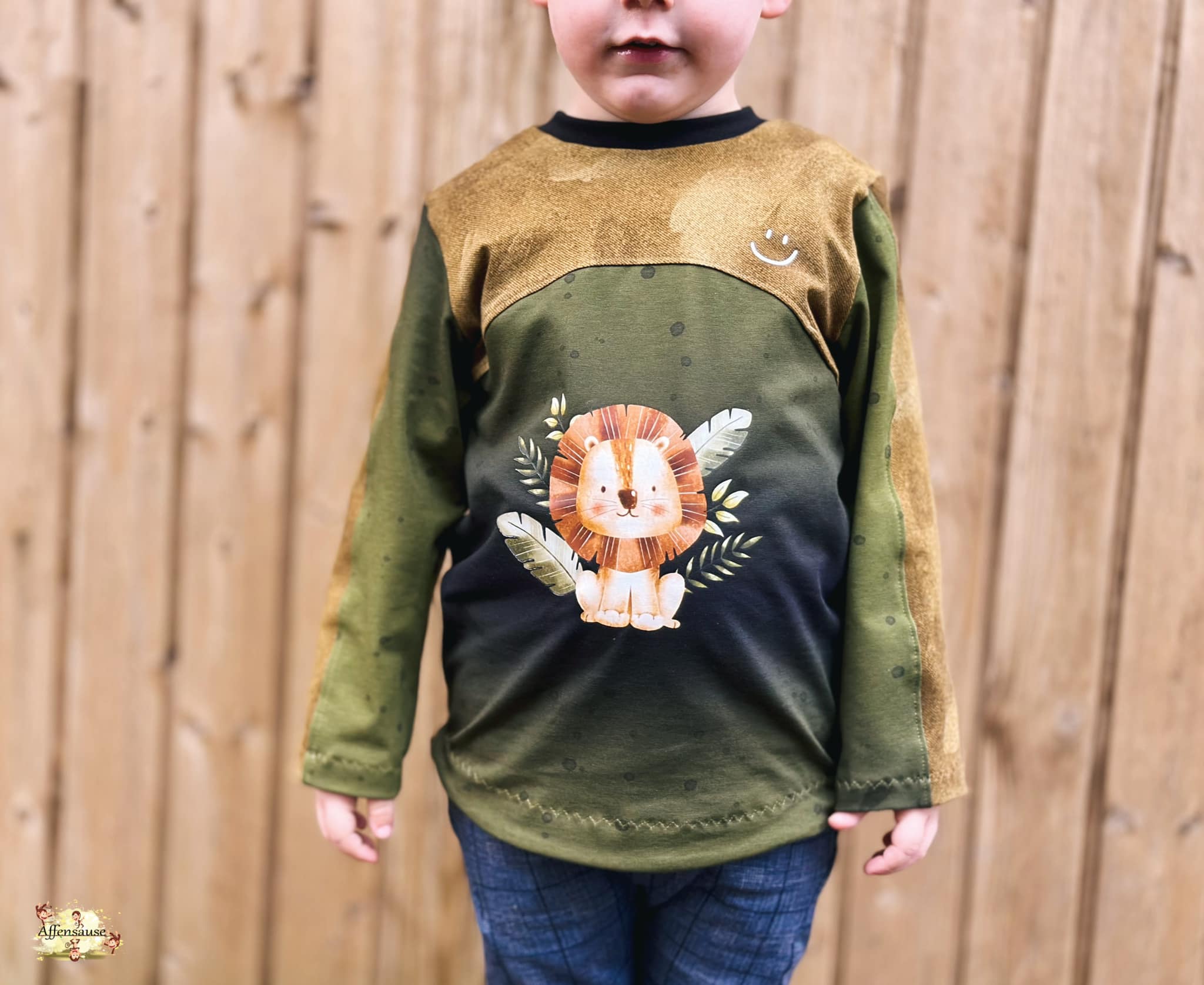 Fuchsfamilie Nilpferd, Löwe &amp; Co Bügelbilder-Bogen