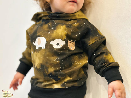 Fuchsfamilie Nilpferd, Löwe &amp; Co Bügelbilder-Bogen