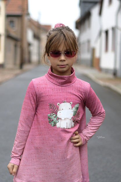 Fuchsfamilie Nilpferd, Löwe &amp; Co Bügelbilder-Bogen