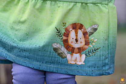 Fuchsfamilie Nilpferd, Löwe &amp; Co Bügelbilder-Bogen