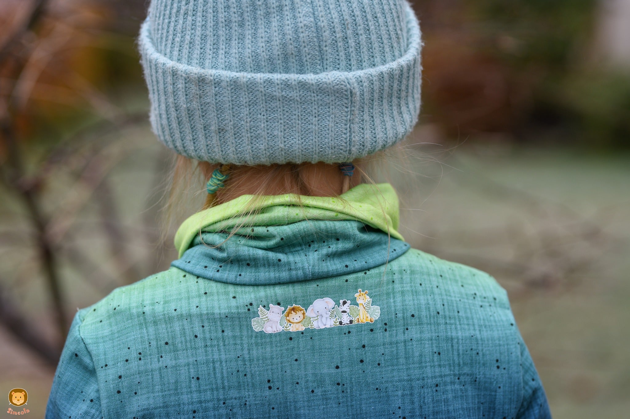 Fuchsfamilie Nilpferd, Löwe &amp; Co Bügelbilder-Bogen