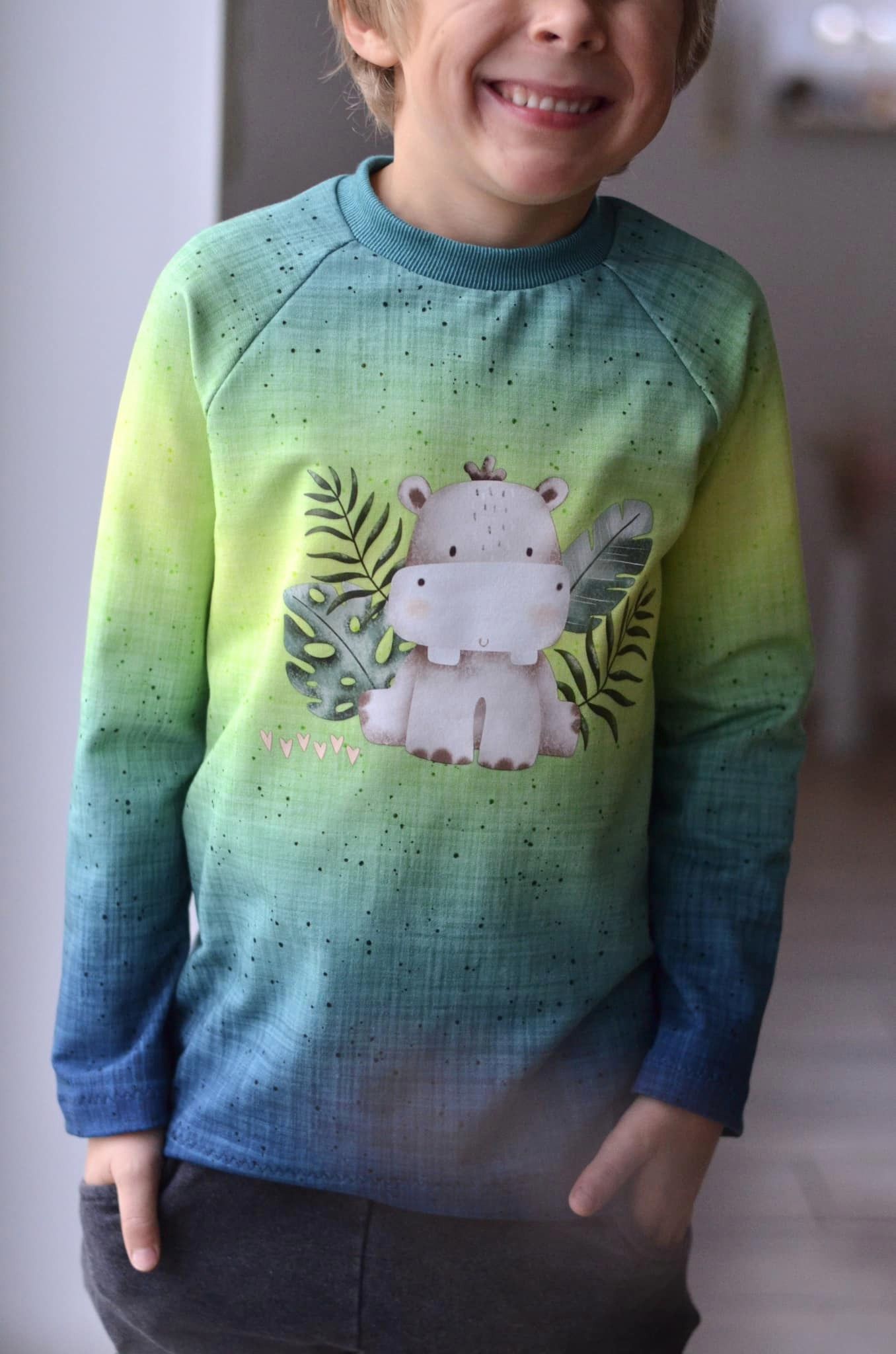 Fuchsfamilie Nilpferd, Löwe &amp; Co Bügelbilder-Bogen