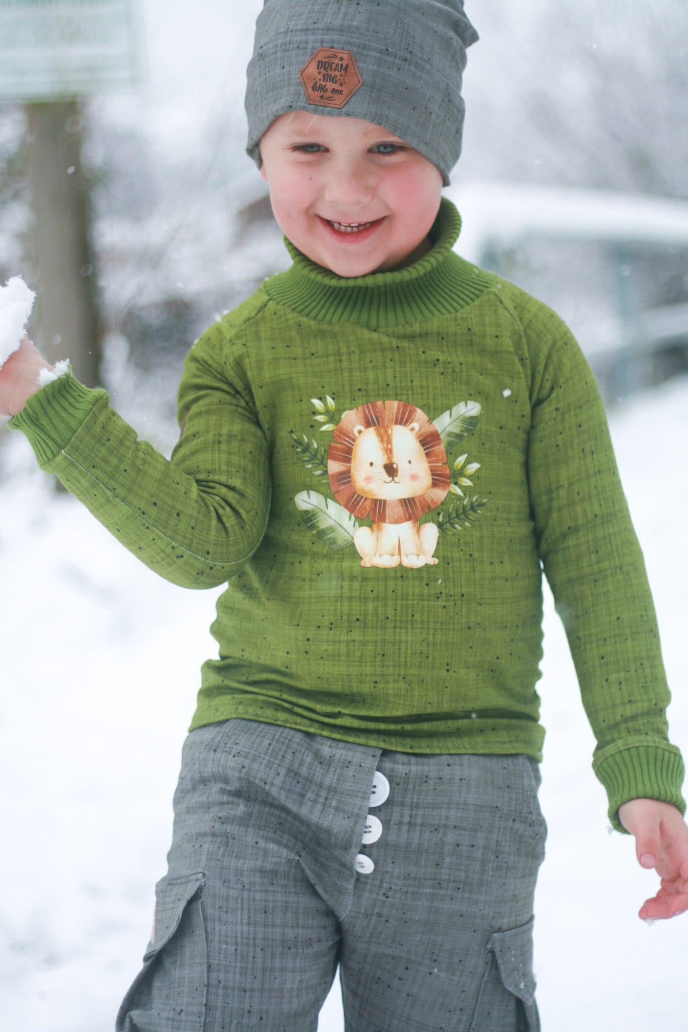 Fuchsfamilie Nilpferd, Löwe &amp; Co Bügelbilder-Bogen