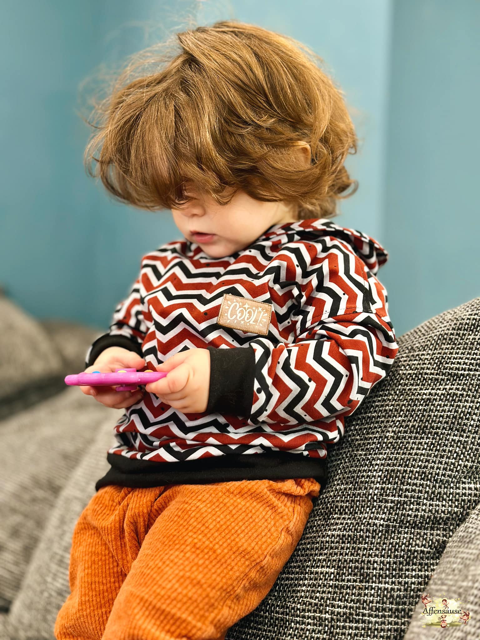 0,5m Bio-Jersey &quot;BEEP beep&quot; Chevron rot 