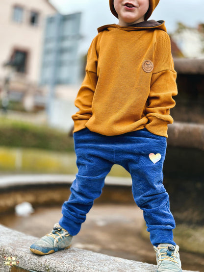 0,5m Waffelstrick senf 1313