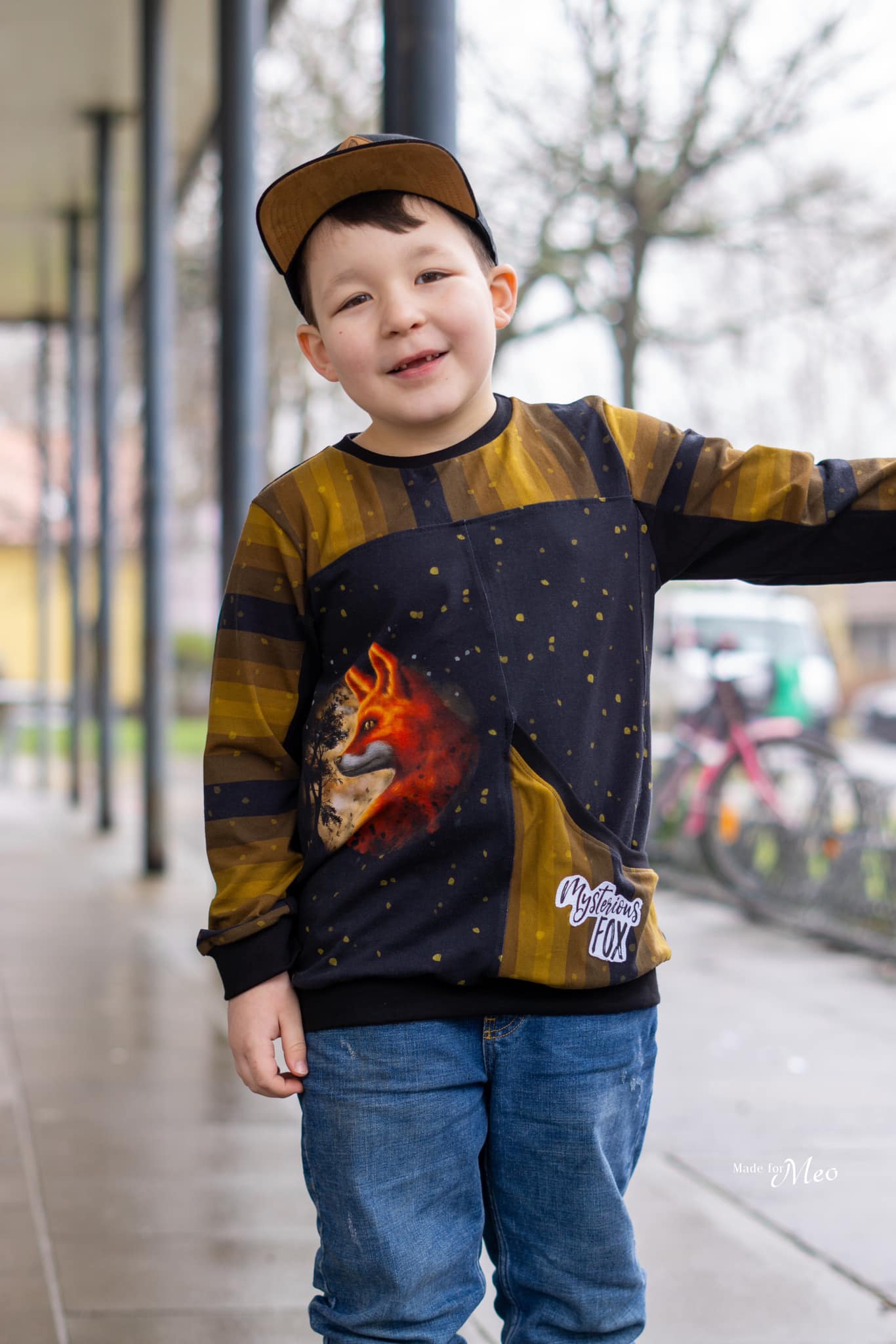 Bio-Jersey Mysterious Fox schwarz-gold 