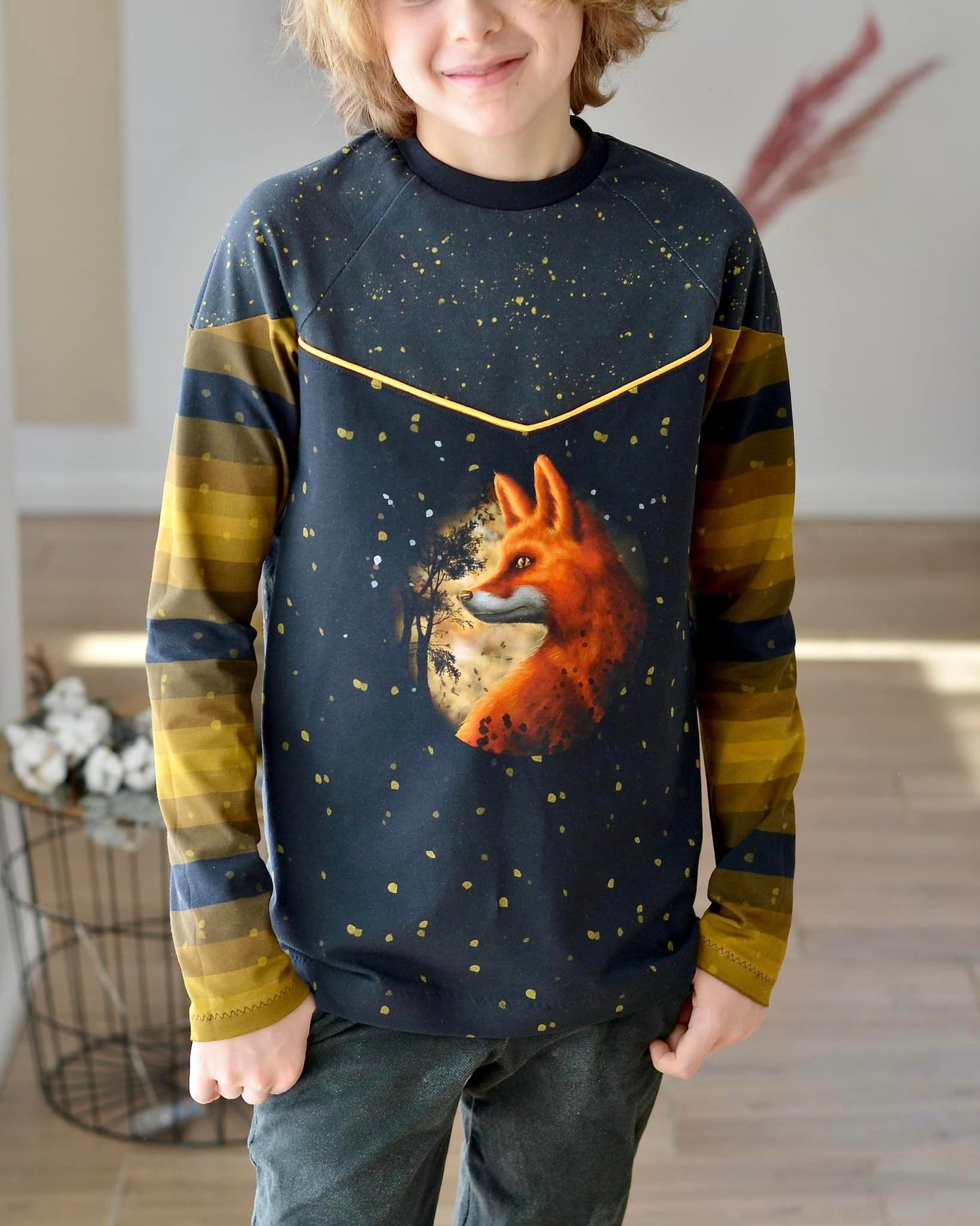 Bio-Jersey Mysterious Fox schwarz-gold 