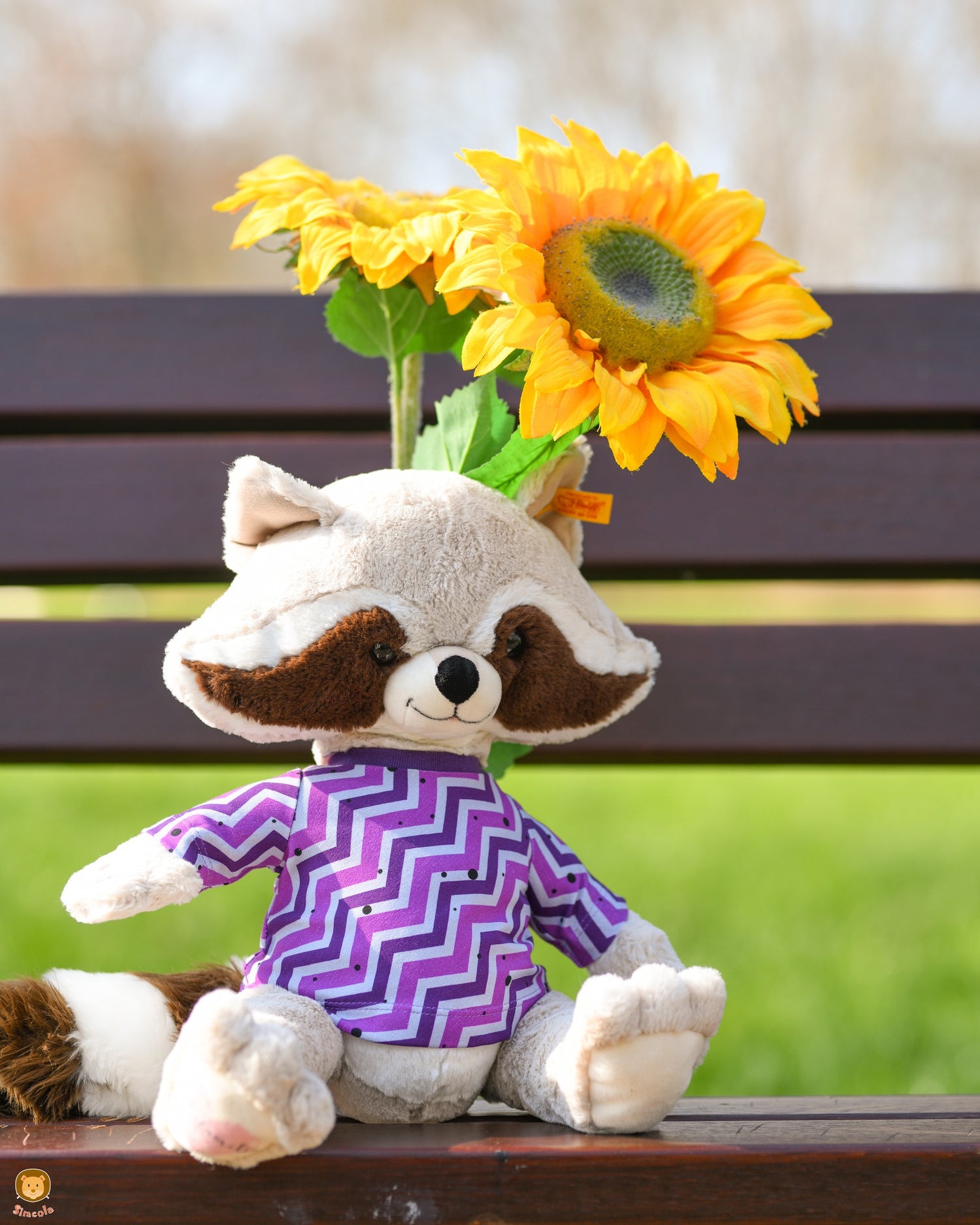 0,5m Bio-Jersey &quot;BEEP beep&quot; Chevron lila 