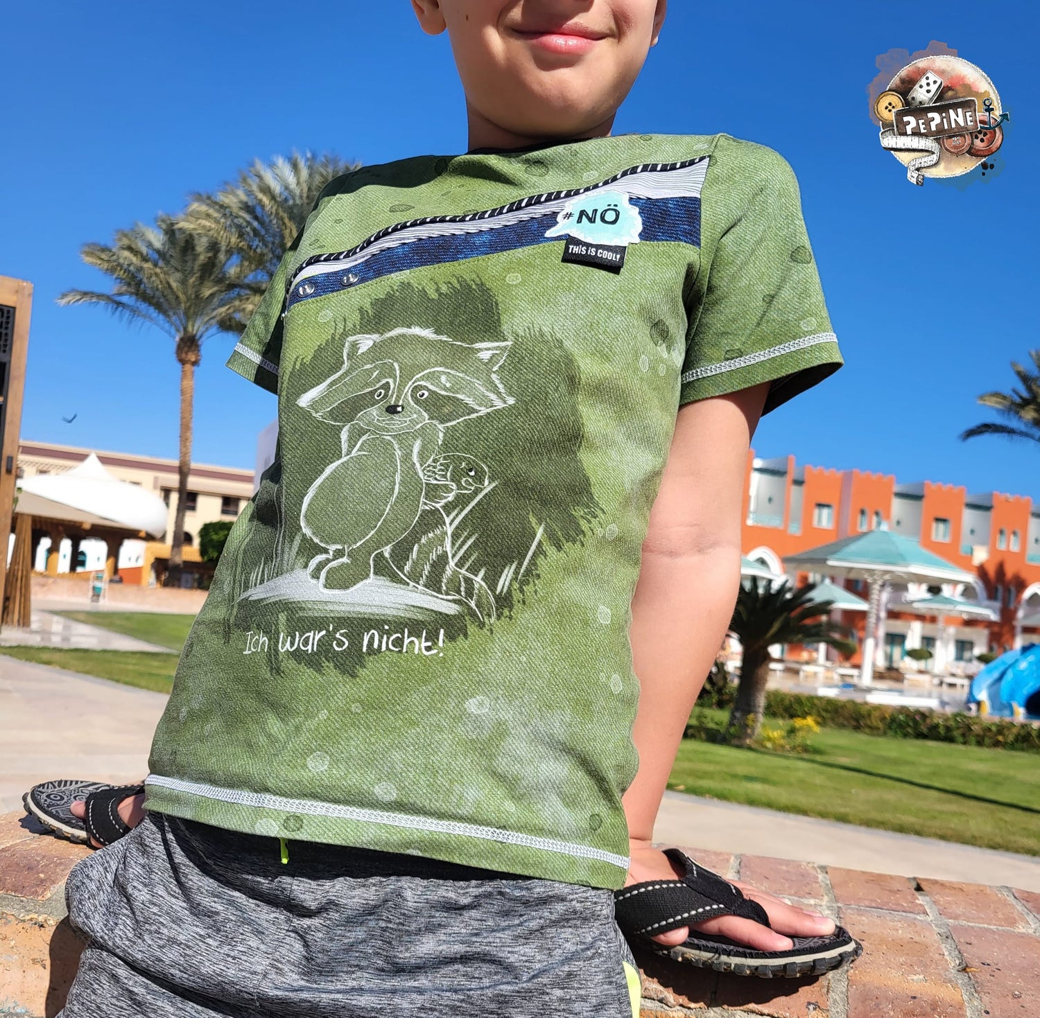 Bio-Jersey Charlie Chalky Jeans olivedenim 