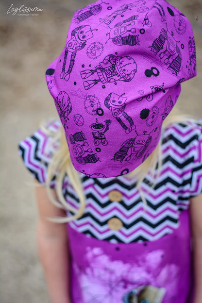 0,5m Bio-Jersey &quot;BEEP beep&quot; Allover pink 