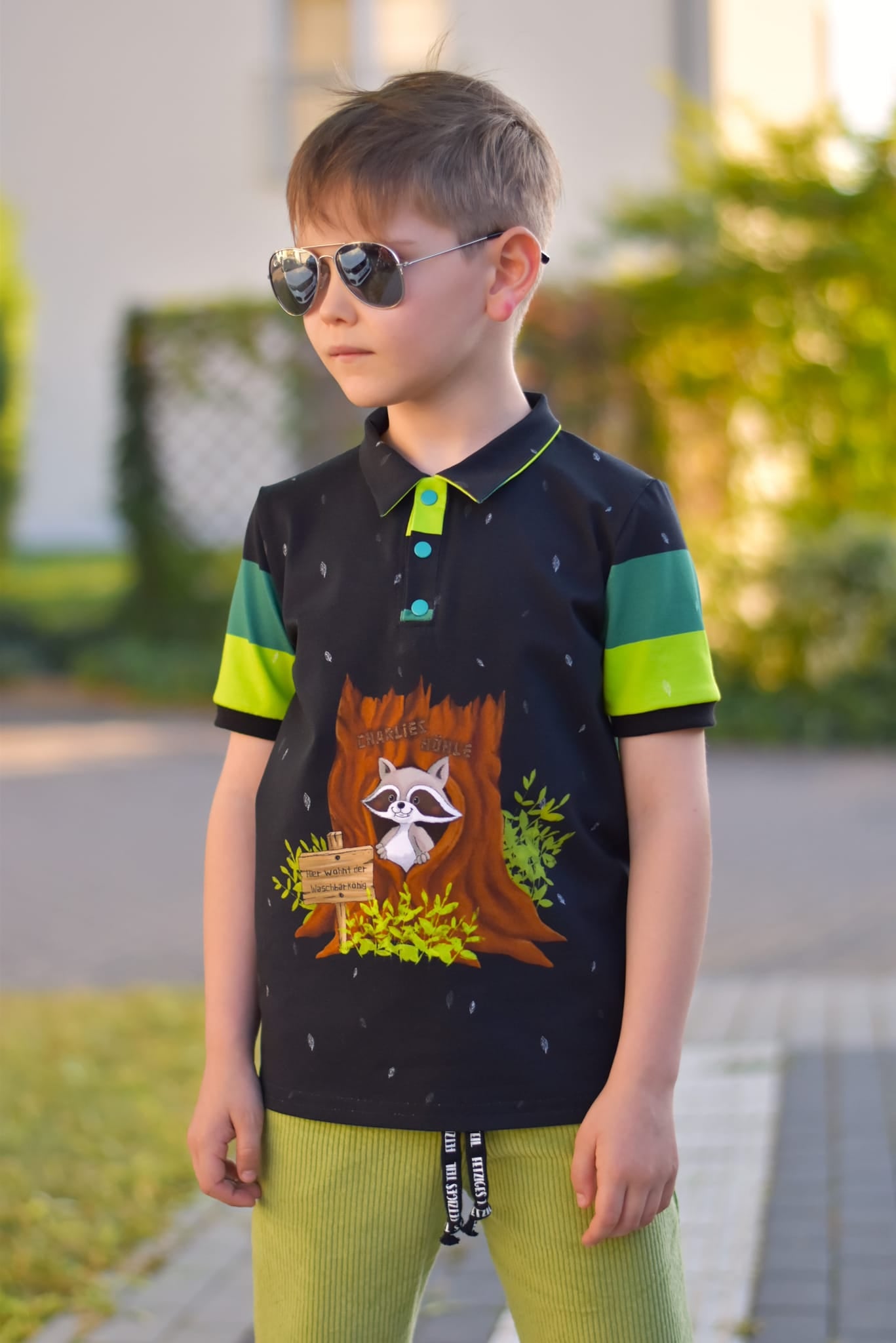 Bio-Jersey Charlies Höhle schwarz 