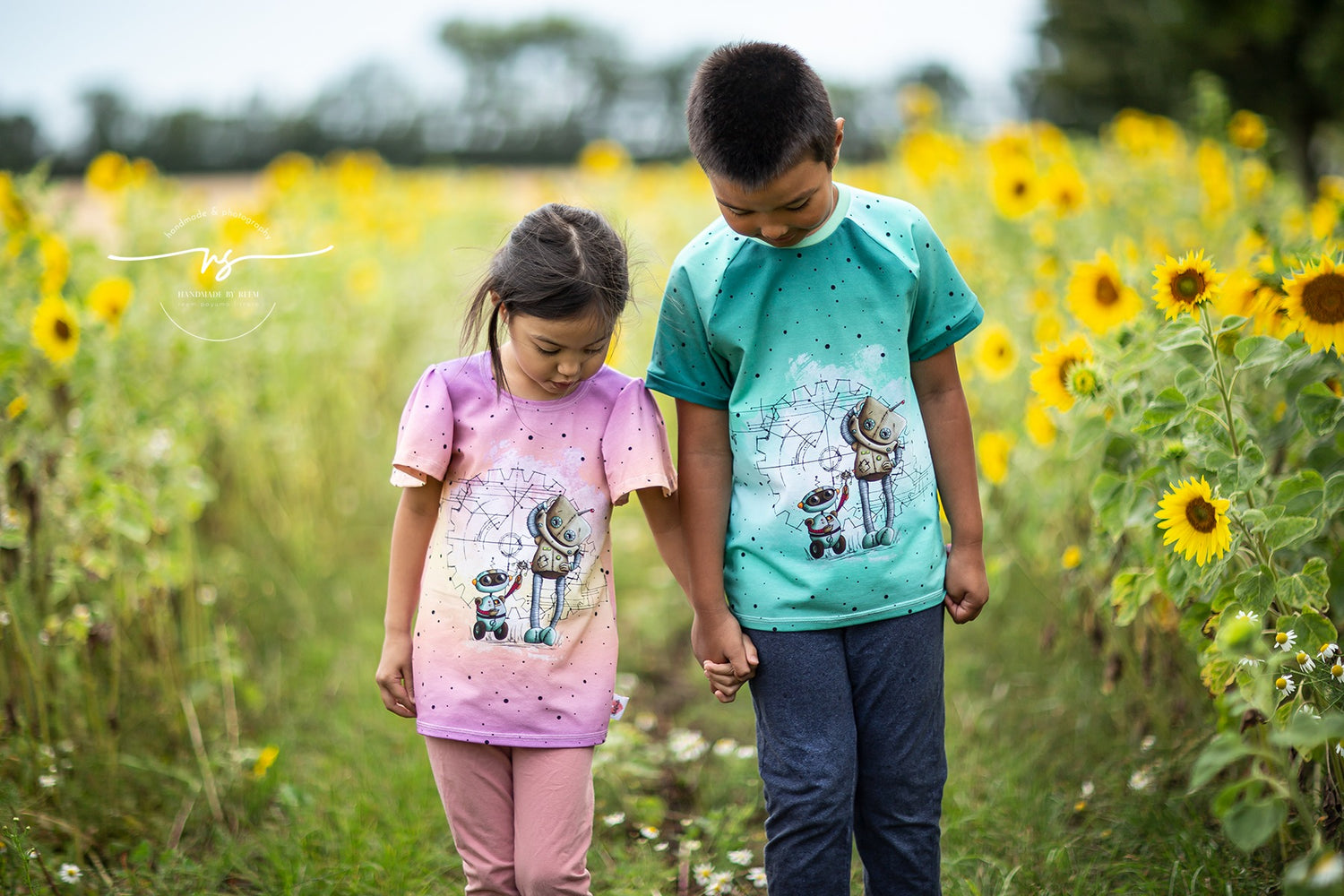 Bio-Jersey &quot;BEEP beep&quot; Verlauf gelblila 