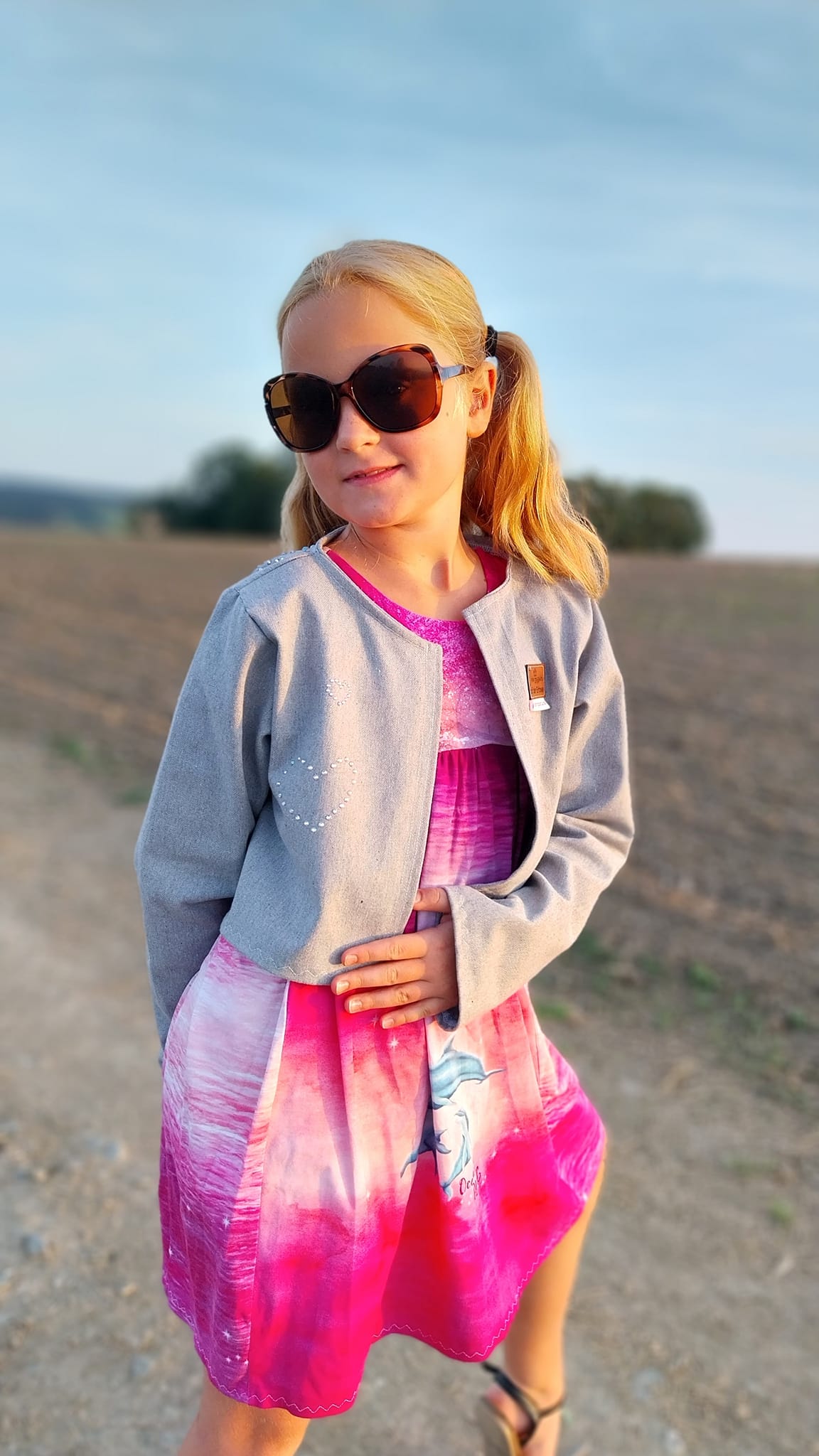 0,5m Recycled Jeans hellgrau