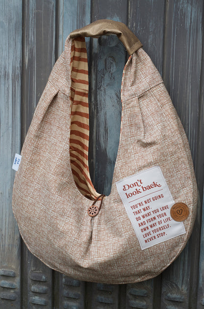 0,5m Bio-Canvas Löwenmama Kombistreifen