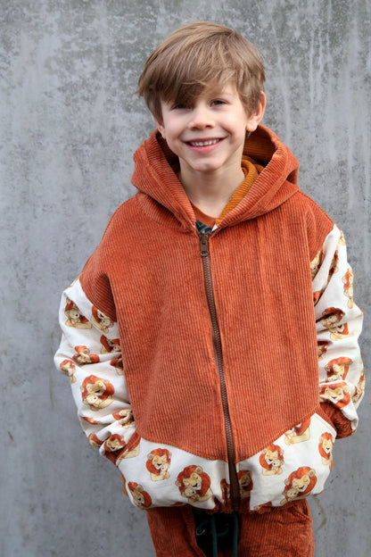 0,5m Bio-Canvas Löwenmama AOP