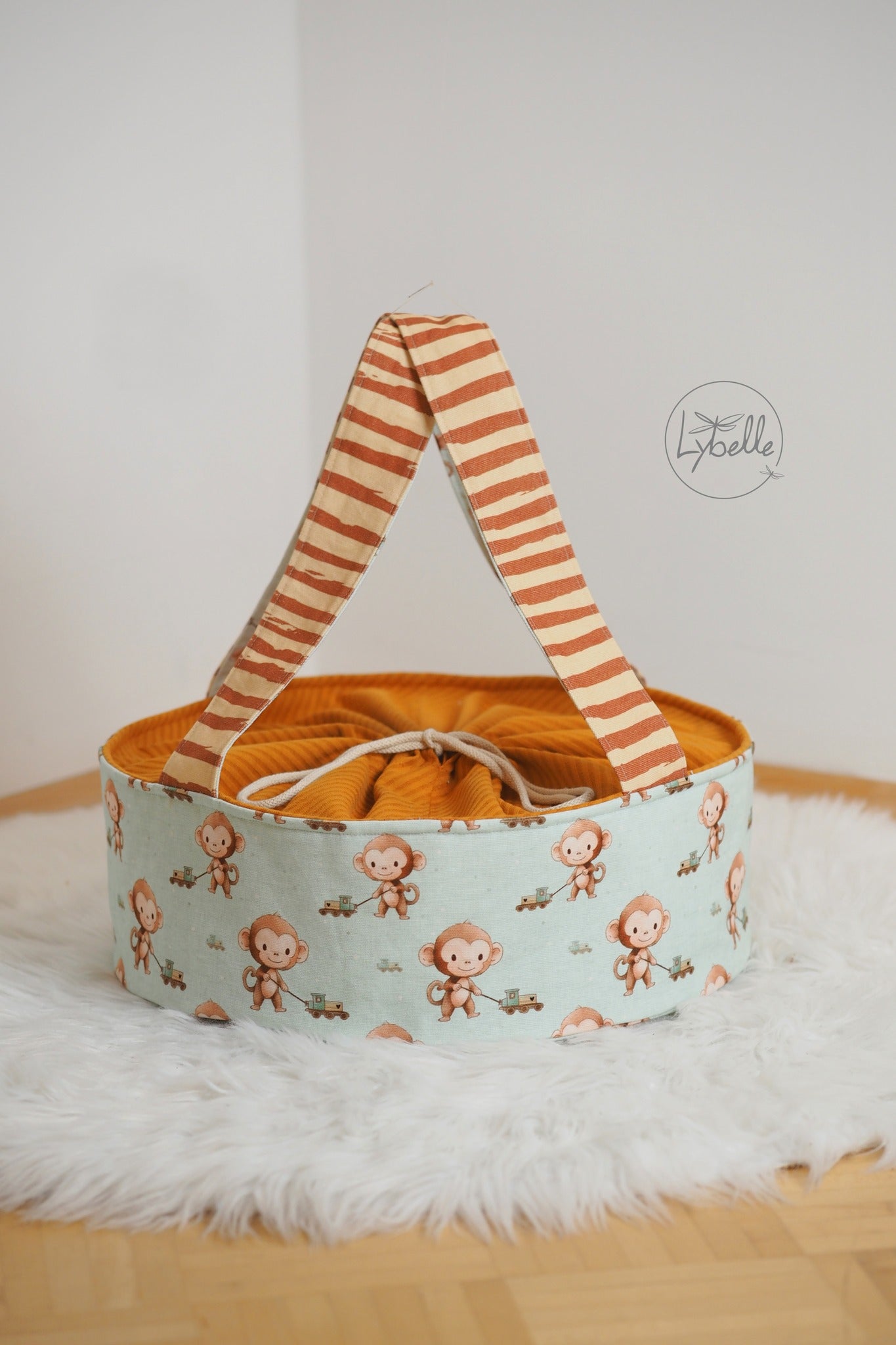 0,5m Bio-Canvas Löwenmama Kombistreifen